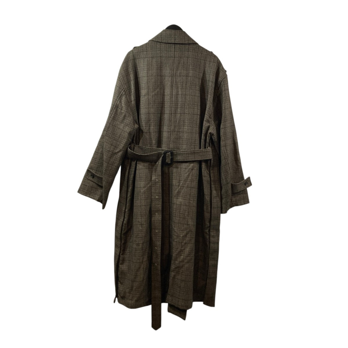 OVERSIZED TRENCH COATグレンチェックトレンチコート404-2