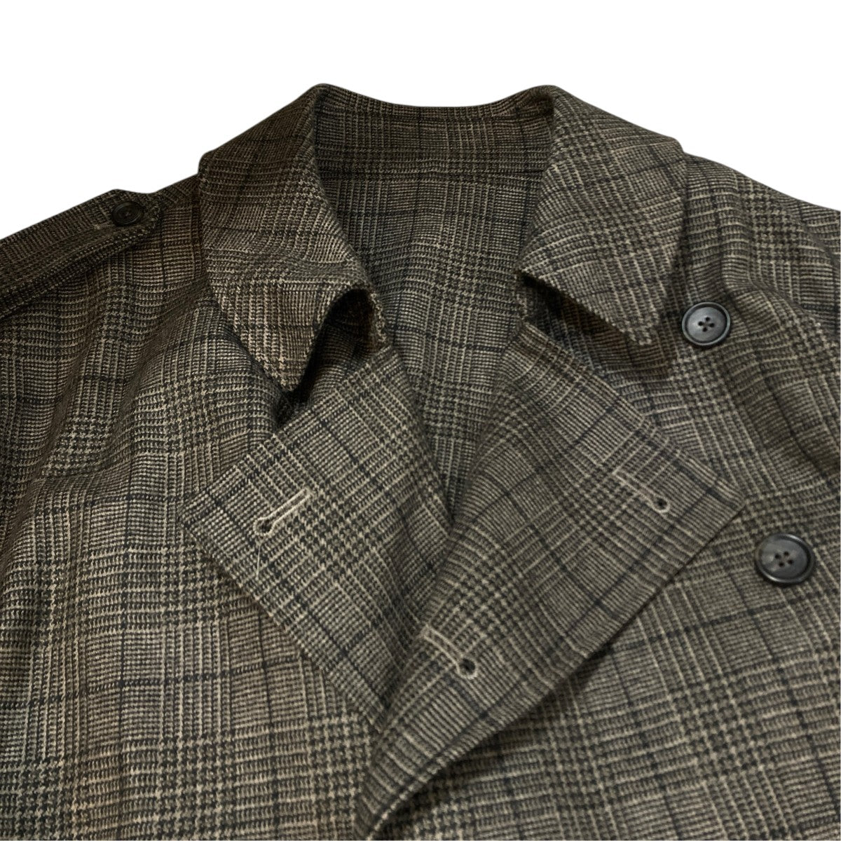 OVERSIZED TRENCH COATグレンチェックトレンチコート404-2