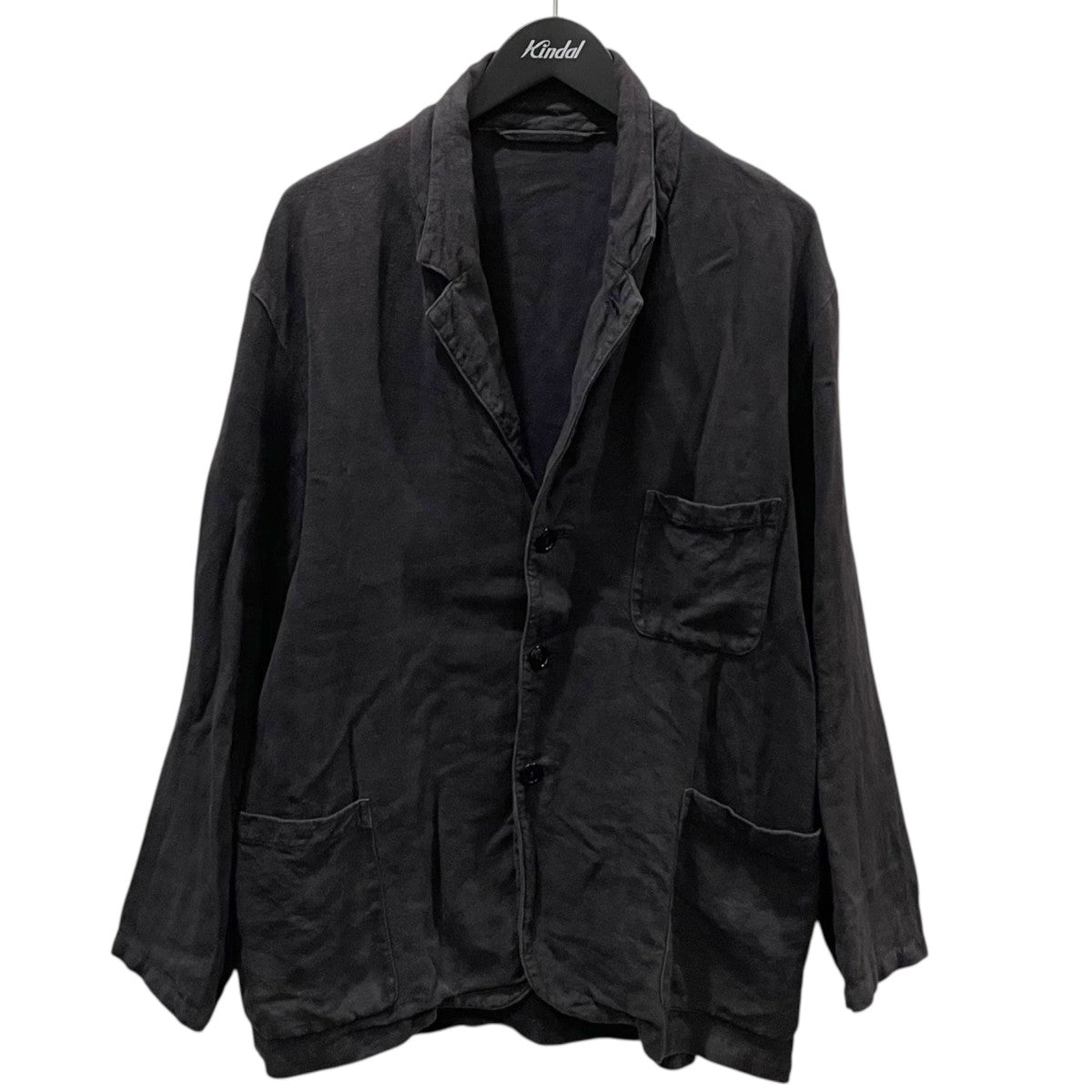 起毛リネンジャケット Brushed Linen Sack Jacket ブラッシュドリネン サックジャケット 02233-0014