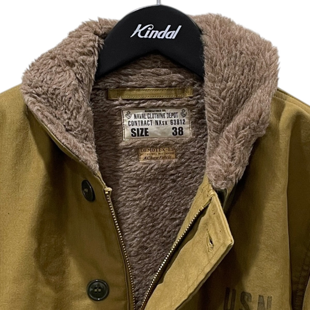 23AW N-1デッキジャケット Type N-1 Khaki NAVY DEPARTMENT DEMOTEX-ED BR15345