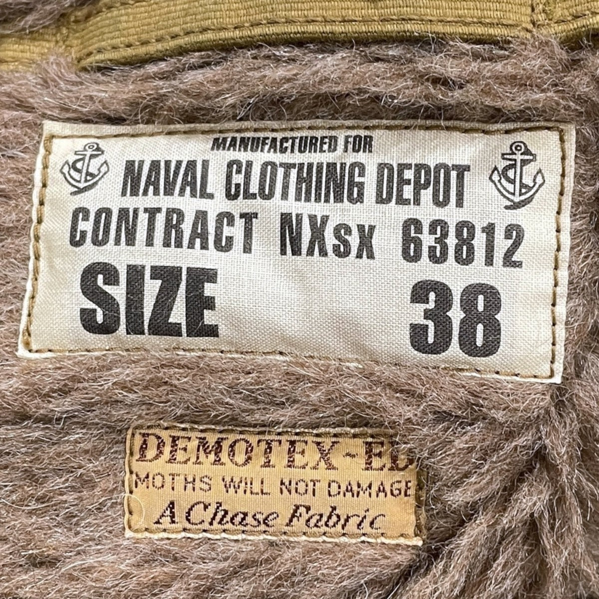 23AW N-1デッキジャケット Type N-1 Khaki NAVY DEPARTMENT DEMOTEX-ED BR15345