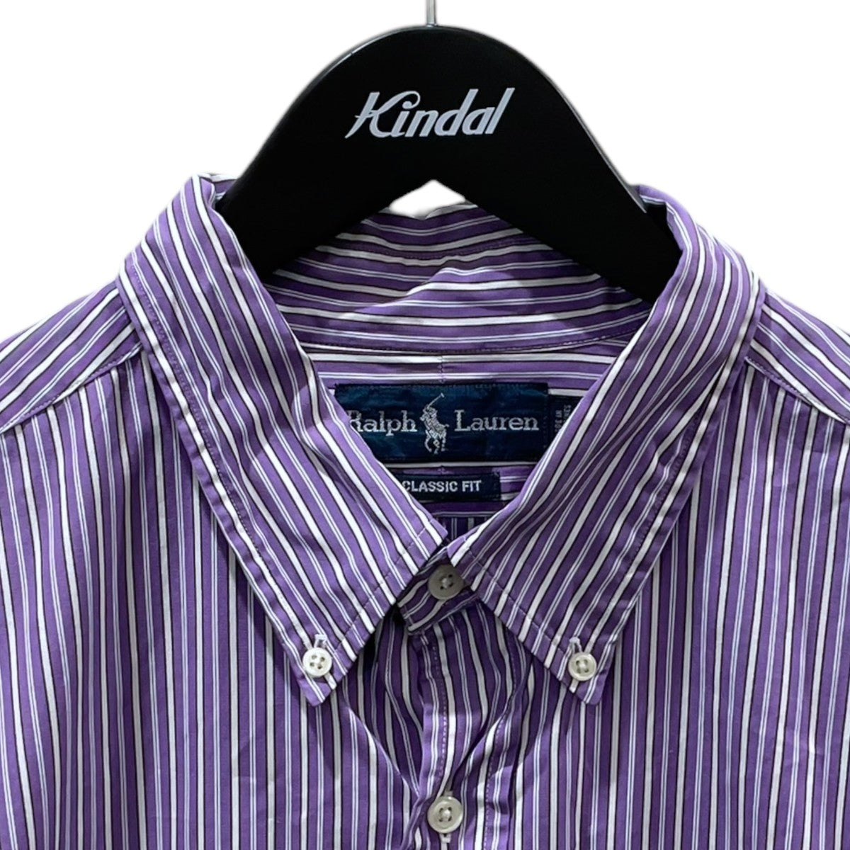 ストライプ柄ボタンダウンシャツ CLASSIC FIT クラシックフィット