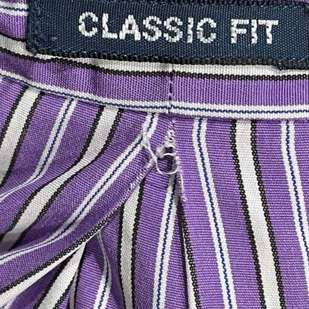 ストライプ柄ボタンダウンシャツ CLASSIC FIT クラシックフィット