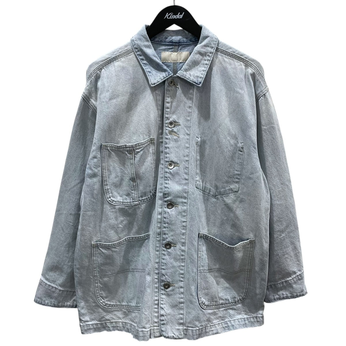 Plage 26SS デニムカバーオール bleach coverall ブリーチ カバーオール 26010922706010 古着・中古-1枚目のアイテム画像