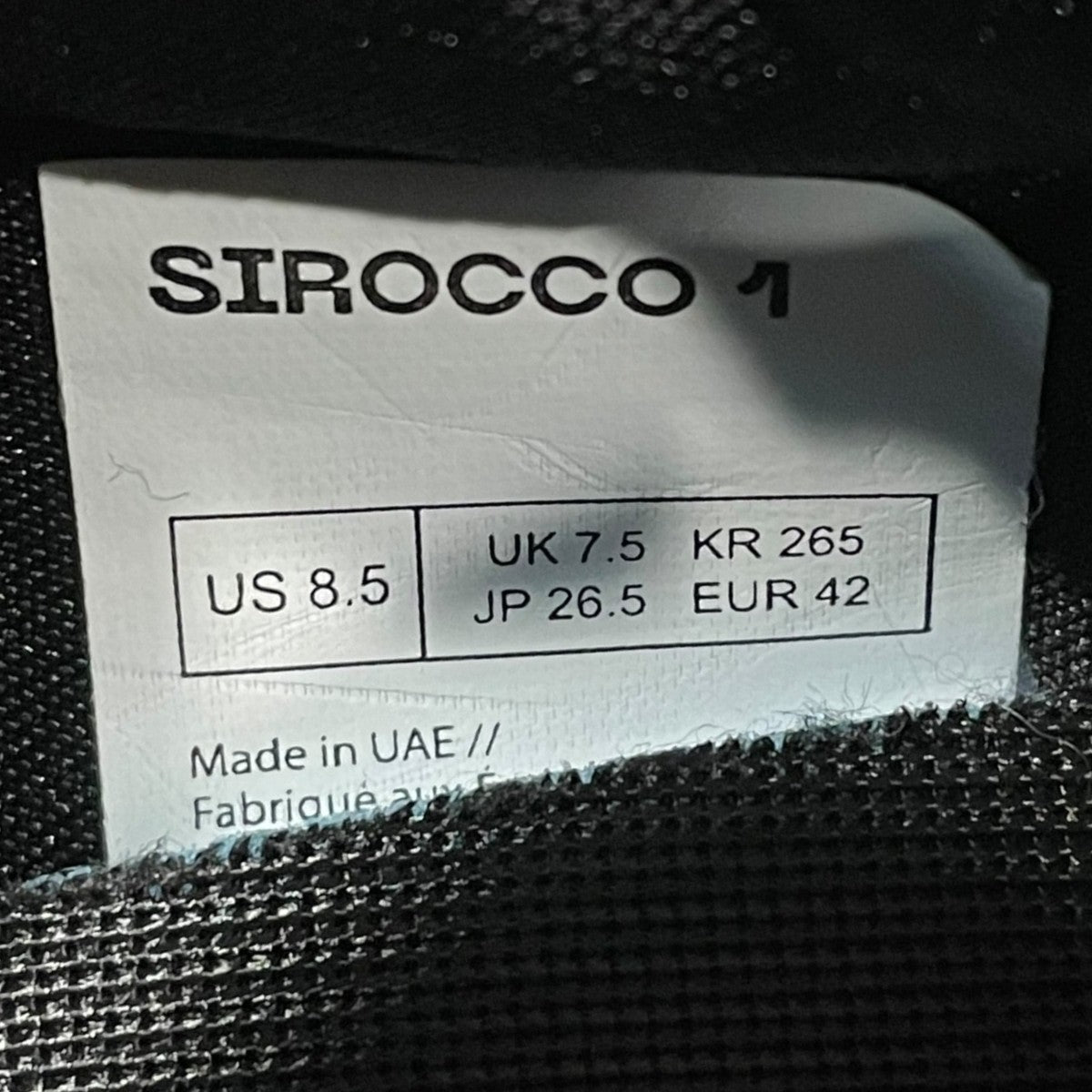 厚底スリッポンスニーカー SIROCCO 1 シロッコ 1