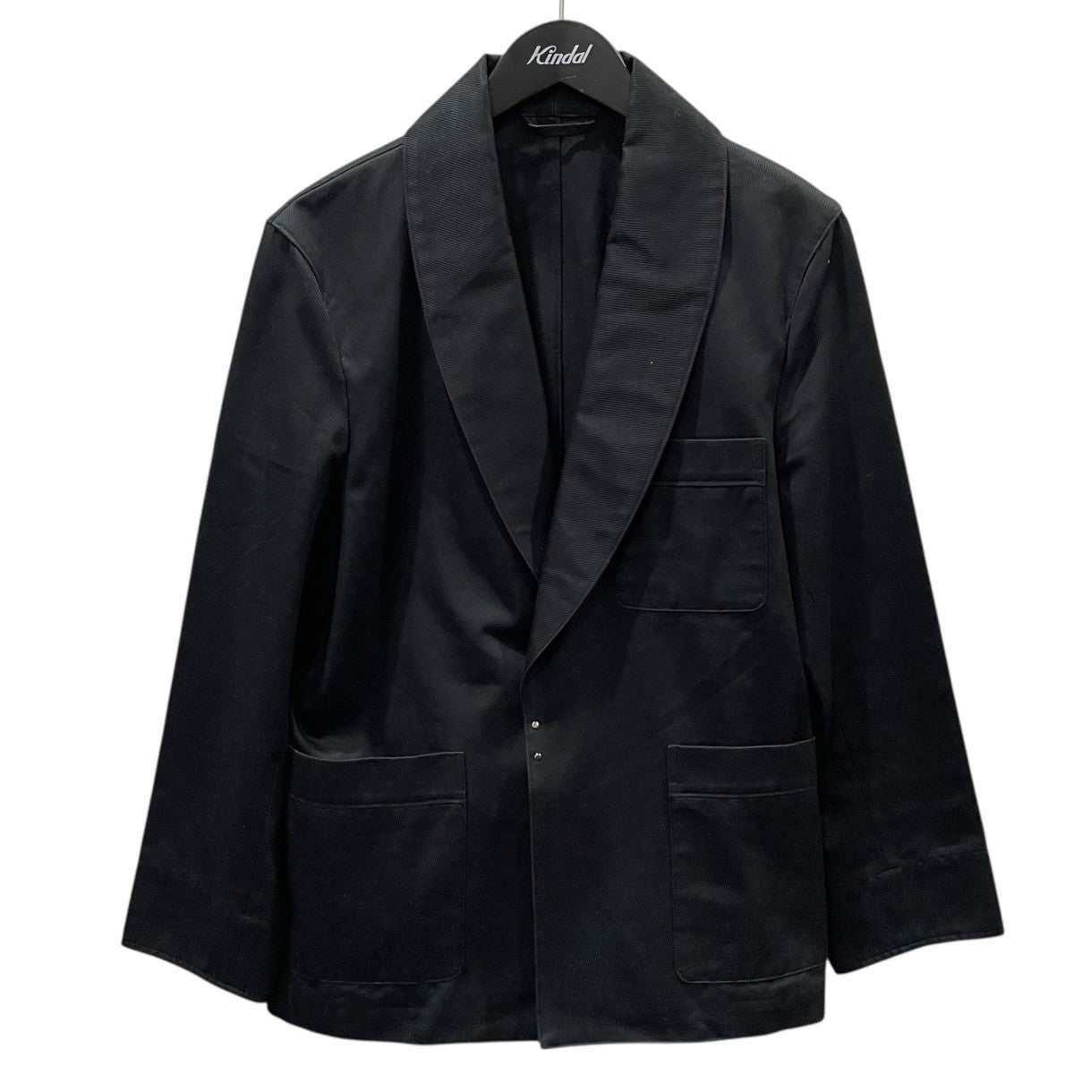Phlannel 16SS フックボタンジャケット Round Collar Cotton Pique Hook Button Tailored Jacket B116Q0070012100 古着・中古-1枚目のアイテム画像