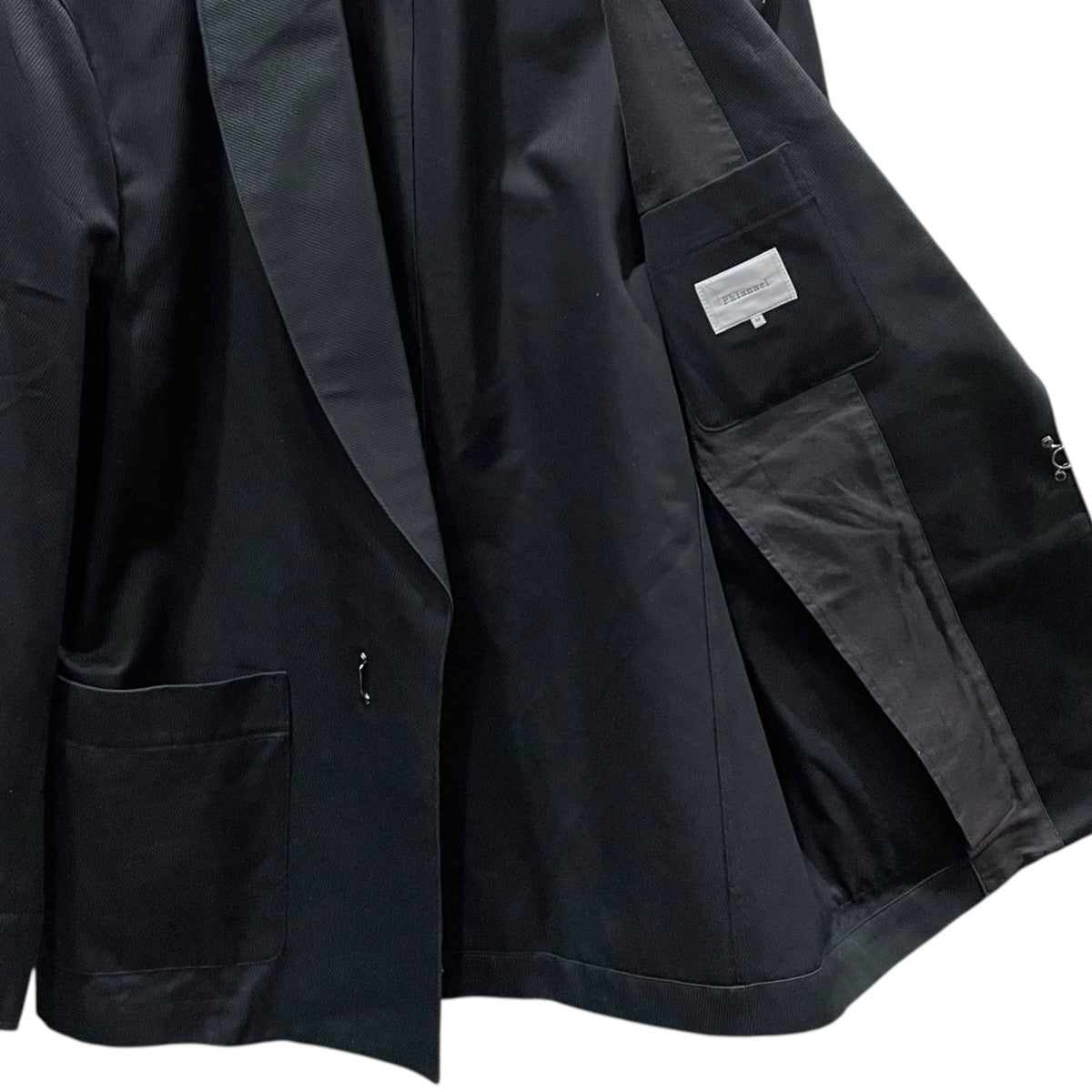 Phlannel 16SS フックボタンジャケット Round Collar Cotton Pique Hook Button Tailored Jacket B116Q0070012100 古着・中古-4枚目のアイテム画像