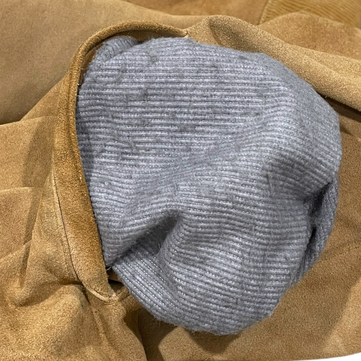 80s コーデュロイ襟スエードレザージャケット Suede Chore Coat with Corduroy Collar スエードチョアコートウィズコーデュロイカラー