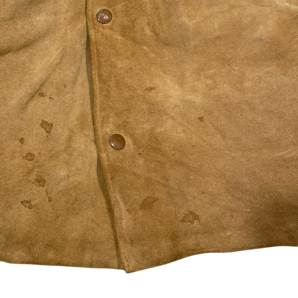 80s コーデュロイ襟スエードレザージャケット Suede Chore Coat with Corduroy Collar スエードチョアコートウィズコーデュロイカラー