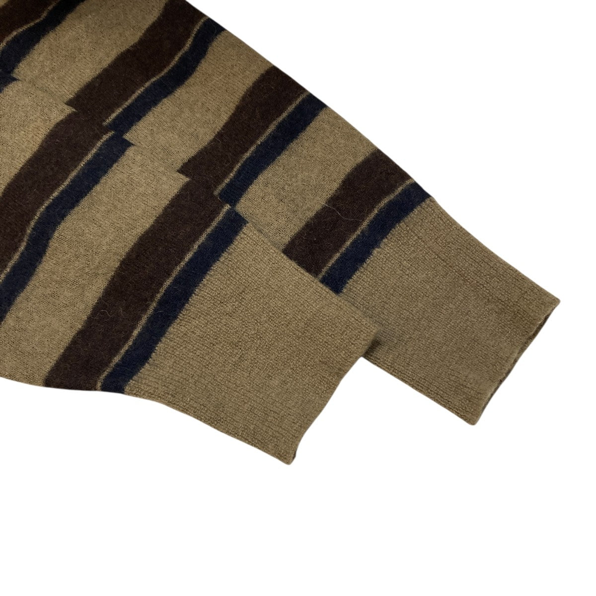 Knit Stripe Polo LSボーダーニットポロシャツST.1483
