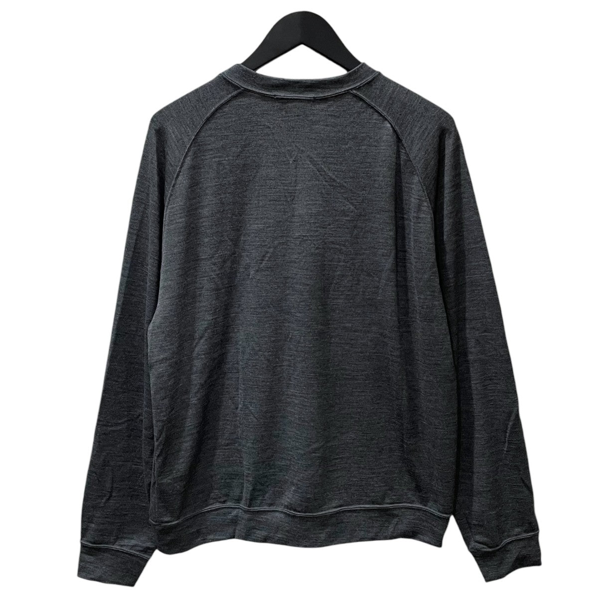 24AW ラグランスリーブニットセーター Merino Wool L／S Sweat Tee Shirts メリノウールロングスリーブスウェットTシャツ