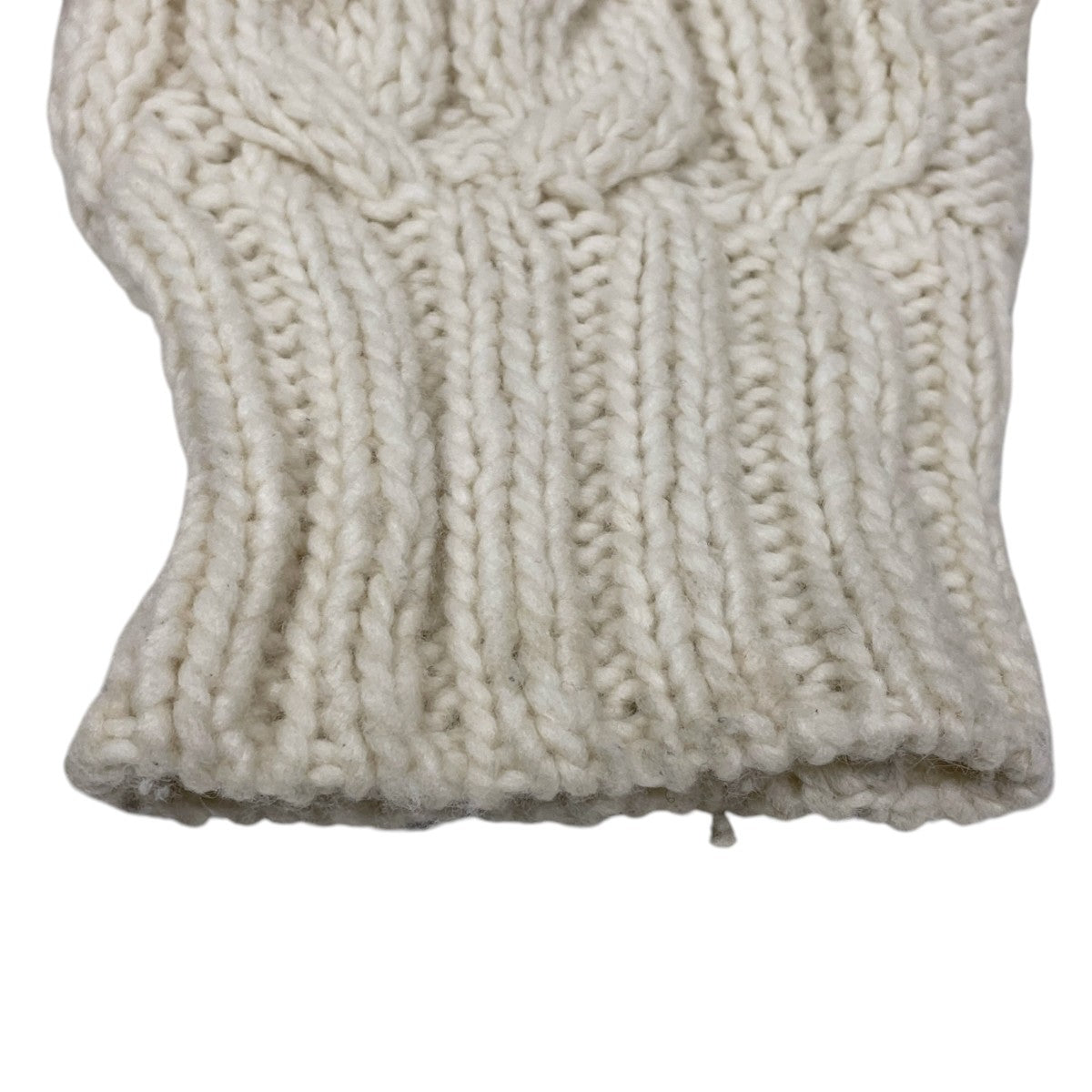 24AW ジップアップケーブルニットカーディガン Volume Handknit Cardigan ボリュームハンドニットカーディガン 12420516
