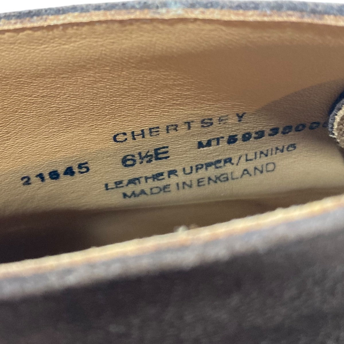 Crockett ＆ Jones スエード チャッカブーツ21645 古着・中古-6枚目のアイテム画像