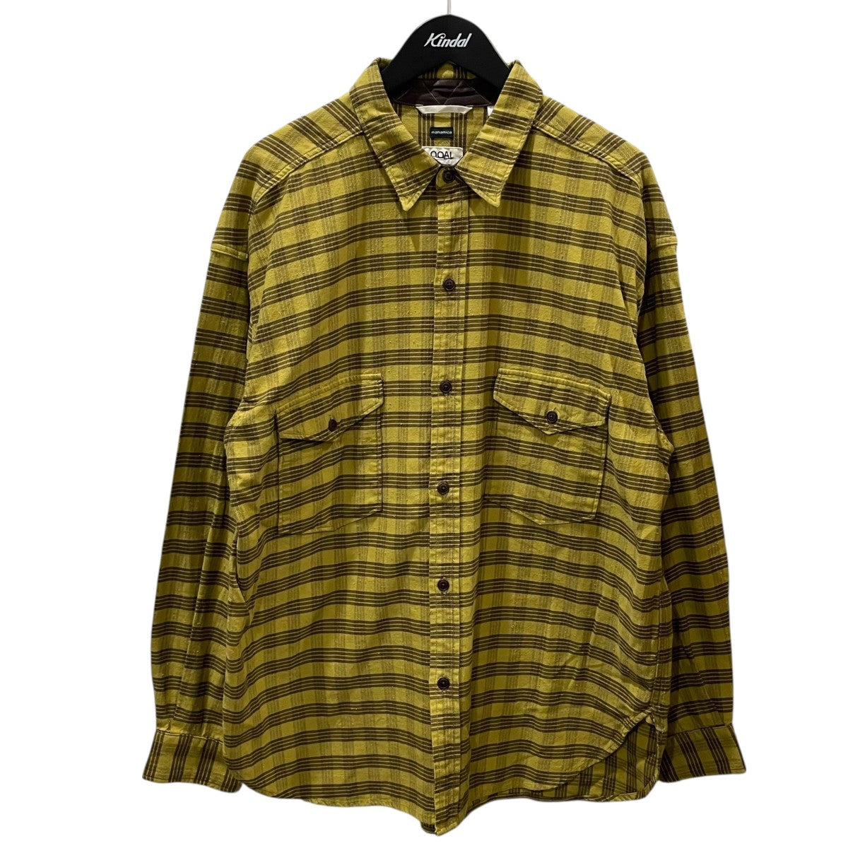 nanamica 24AW チェック柄シャツ Cotton Nep Deck Shirt コットンネップデッキシャツ S24FG032 古着・中古-1枚目のアイテム画像
