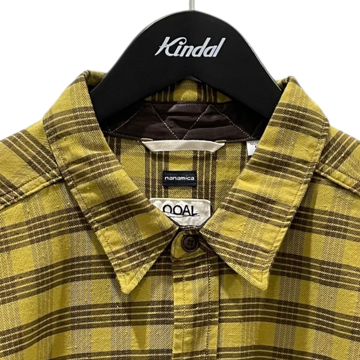 nanamica 24AW チェック柄シャツ Cotton Nep Deck Shirt コットンネップデッキシャツ S24FG032 古着・中古-3枚目のアイテム画像