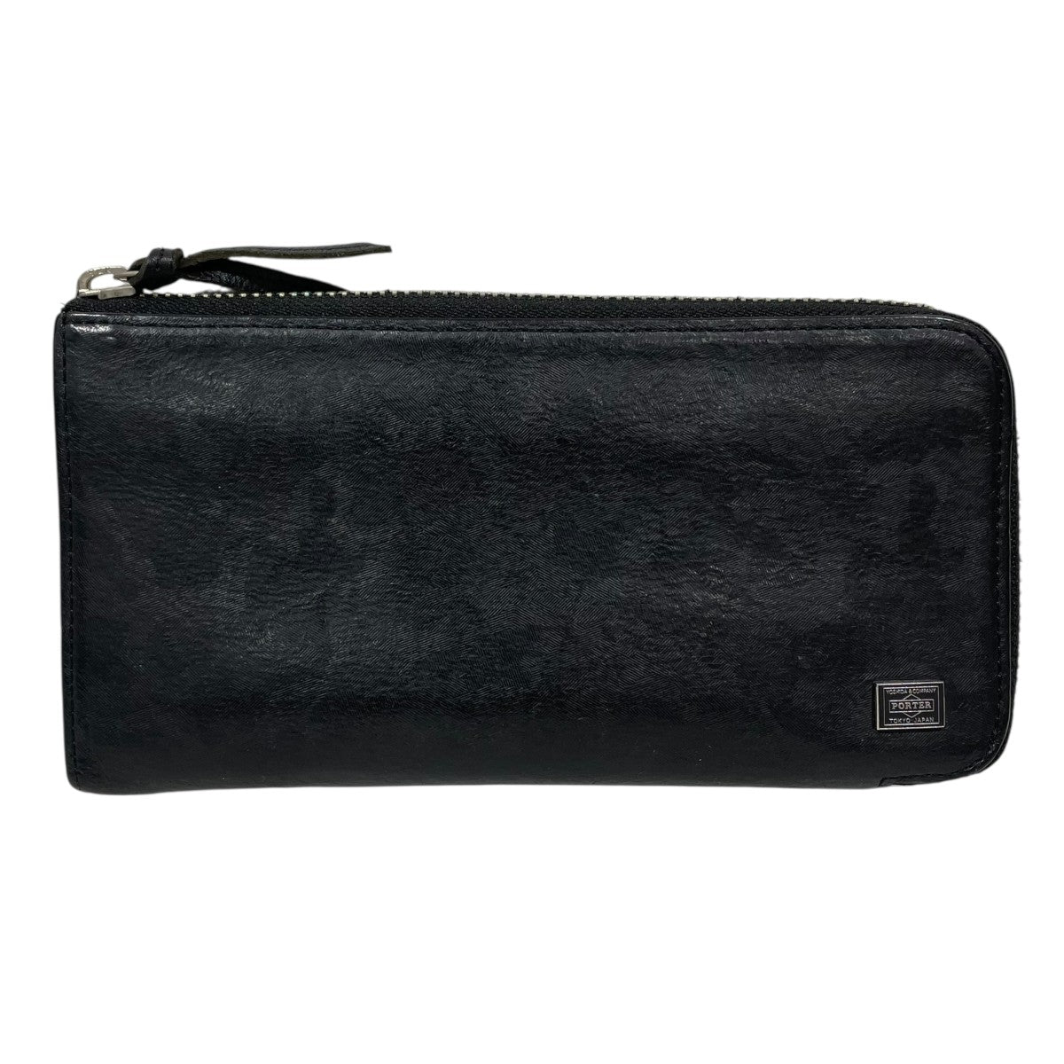 PORTER カモフラ柄L字ジップウォレット WONDER LONG WALLET ワンダー ロングウォレット 342-06033 古着・中古-1枚目のアイテム画像