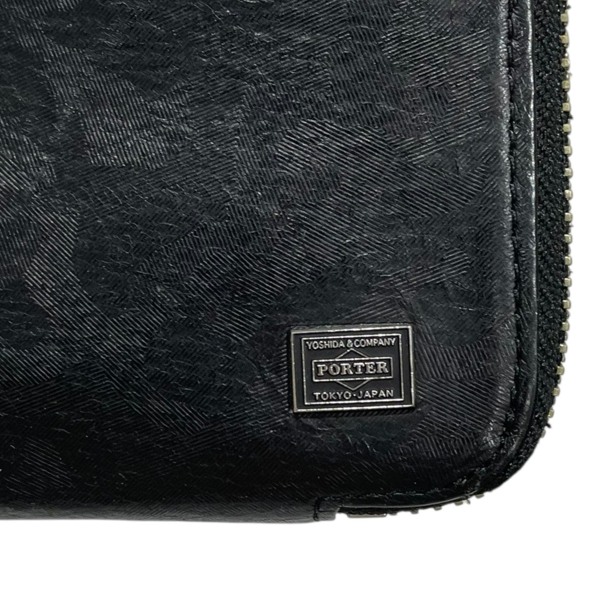 PORTER カモフラ柄L字ジップウォレット WONDER LONG WALLET ワンダー ロングウォレット 342-06033 古着・中古-8枚目のアイテム画像