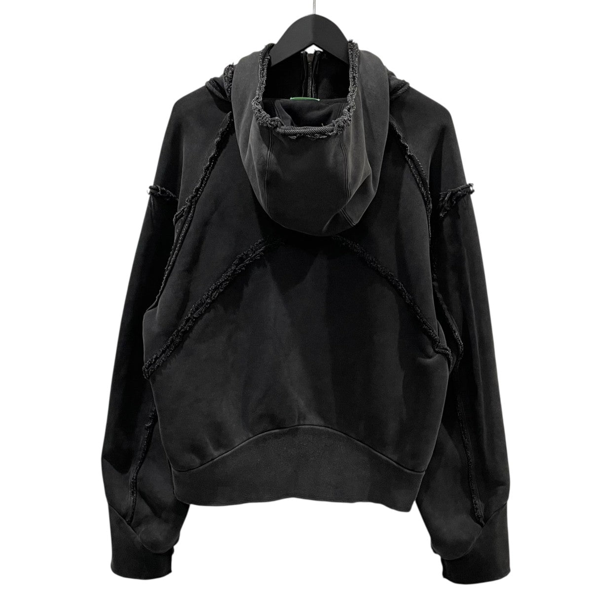 25SS ダメージ加工ジップアップパーカー STRONG 005 BROKEN HOODIE