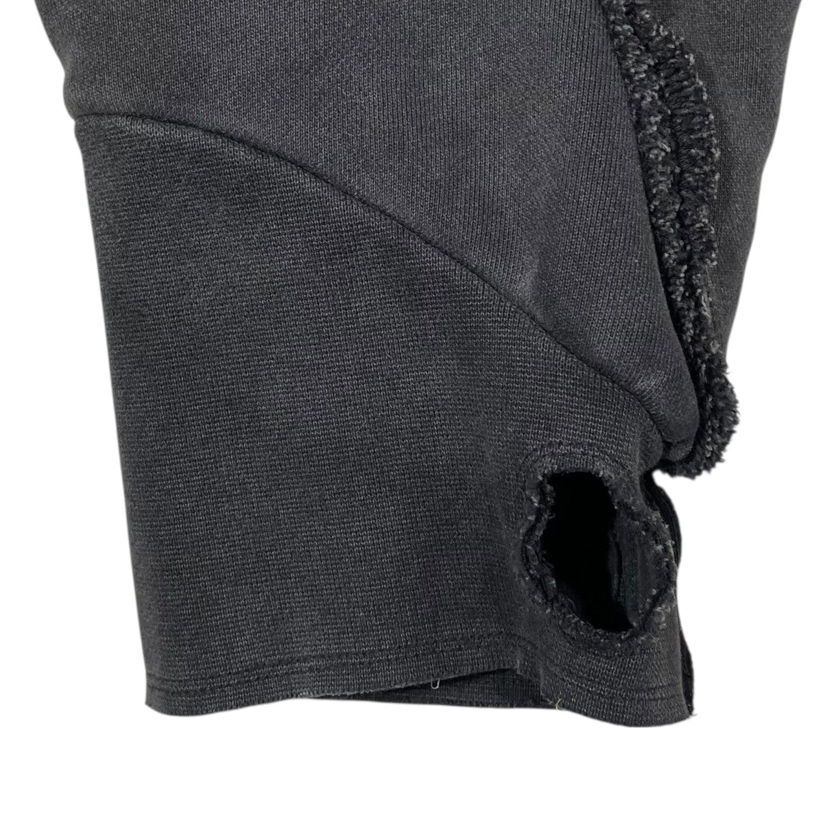 25SS ダメージ加工ジップアップパーカー STRONG 005 BROKEN HOODIE