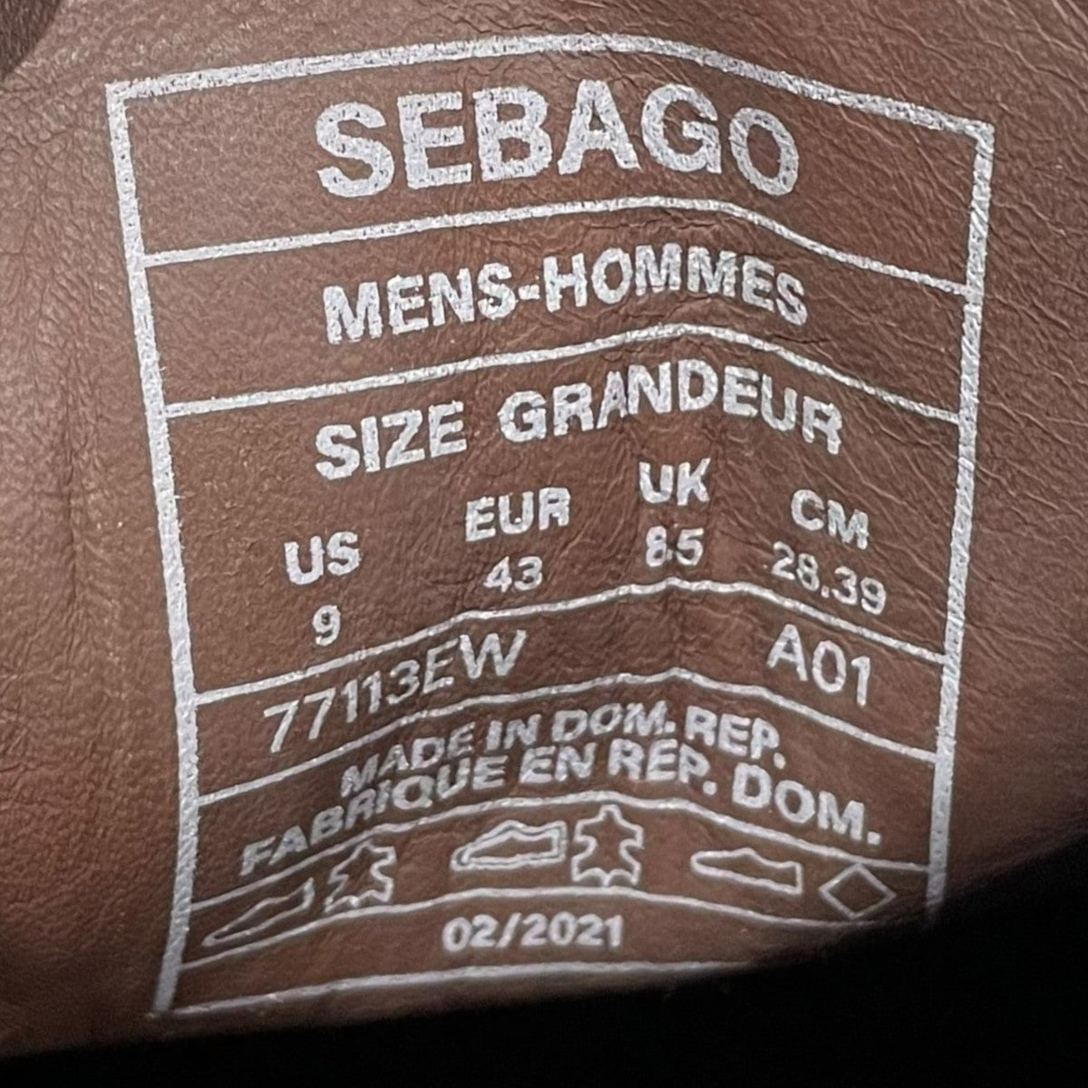 SEBAGO×Engineered Garments 21SS デッキシューズ ZIPPERDECK ジッパーデッキ 77113EW 古着・中古-9枚目のアイテム画像