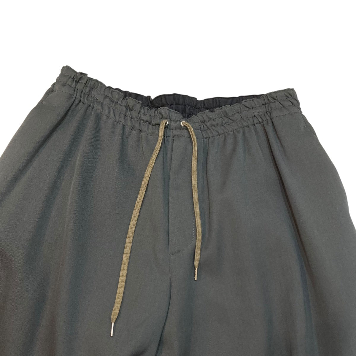 kolor(カラー) 25AW ドローストリング ワイドトラウザー パンツ 25WCM