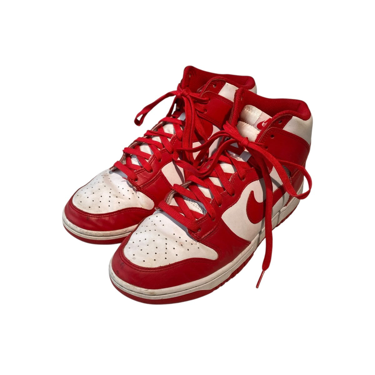 NIKE Dunk High Championship White and RedハイカットスニーカーDD1399-106 古着・中古-1枚目のアイテム画像