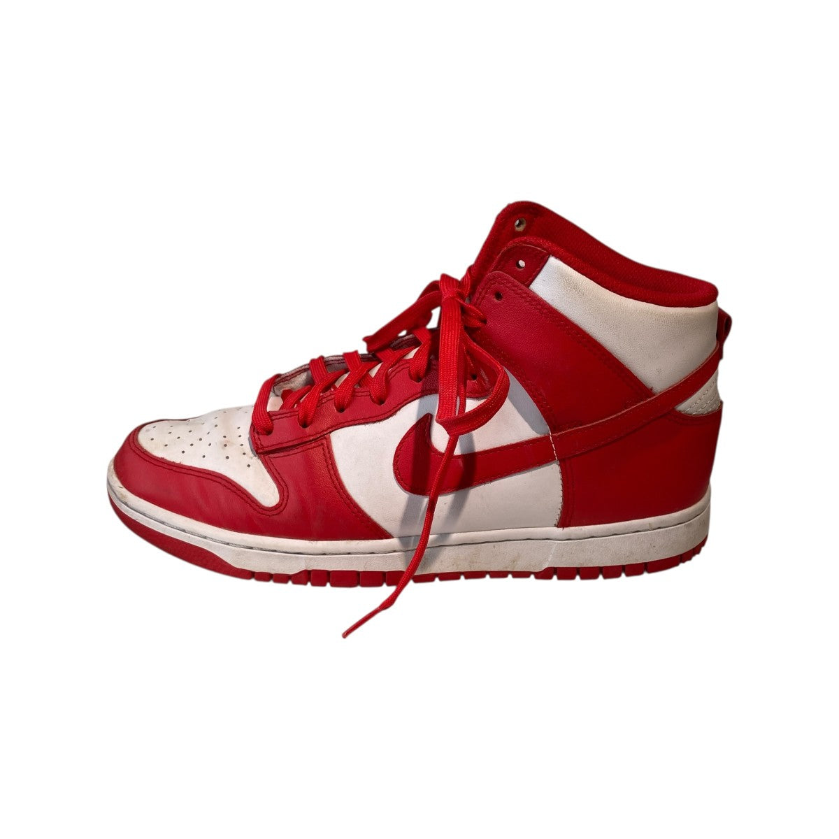 NIKE Dunk High Championship White and RedハイカットスニーカーDD1399-106 古着・中古-2枚目のアイテム画像