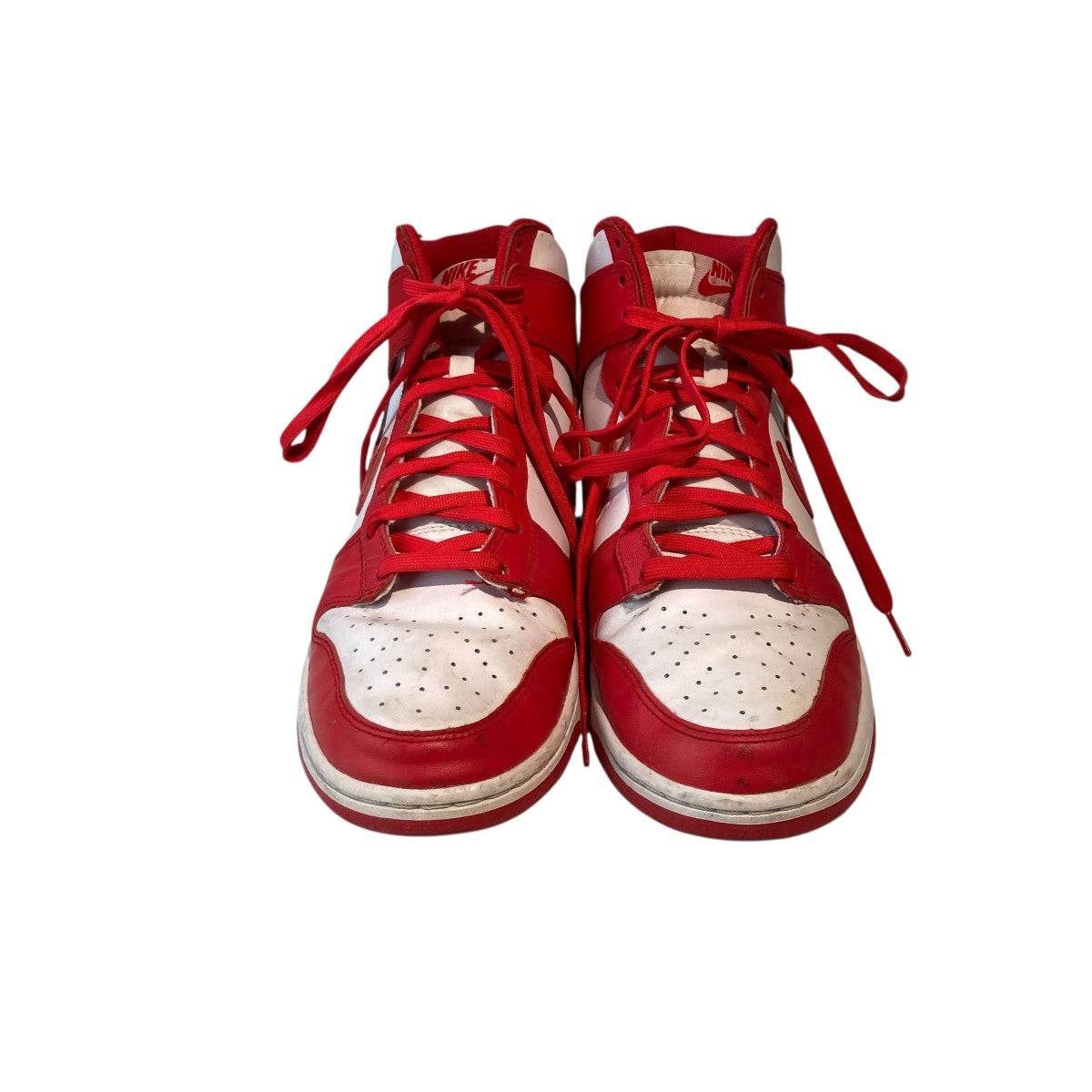 NIKE Dunk High Championship White and RedハイカットスニーカーDD1399-106 古着・中古-3枚目のアイテム画像