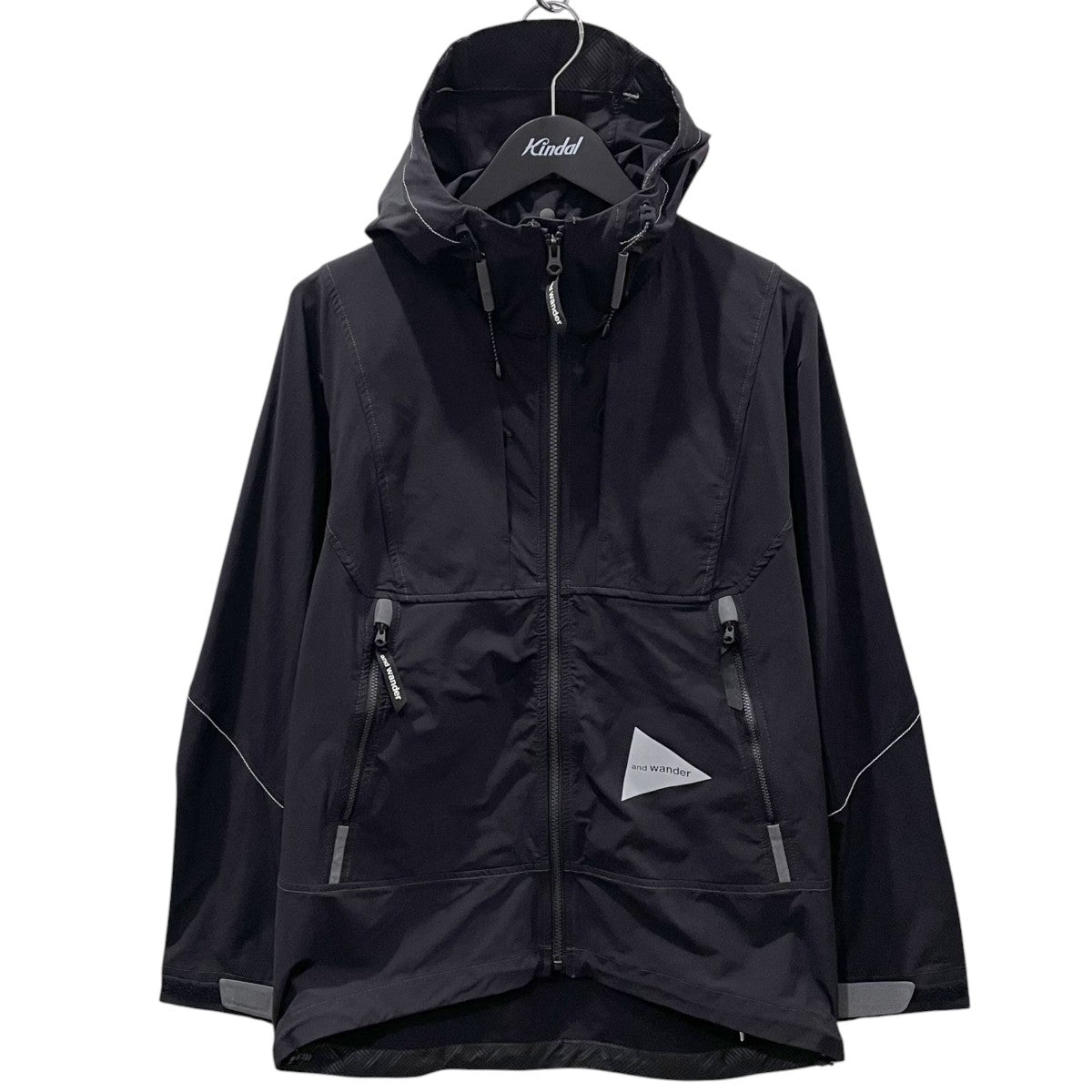 and wander 19SS マウンテンパーカー nylon stretch jacket イロンストレッチジャケット AW91-FT042 古着・中古-1枚目のアイテム画像