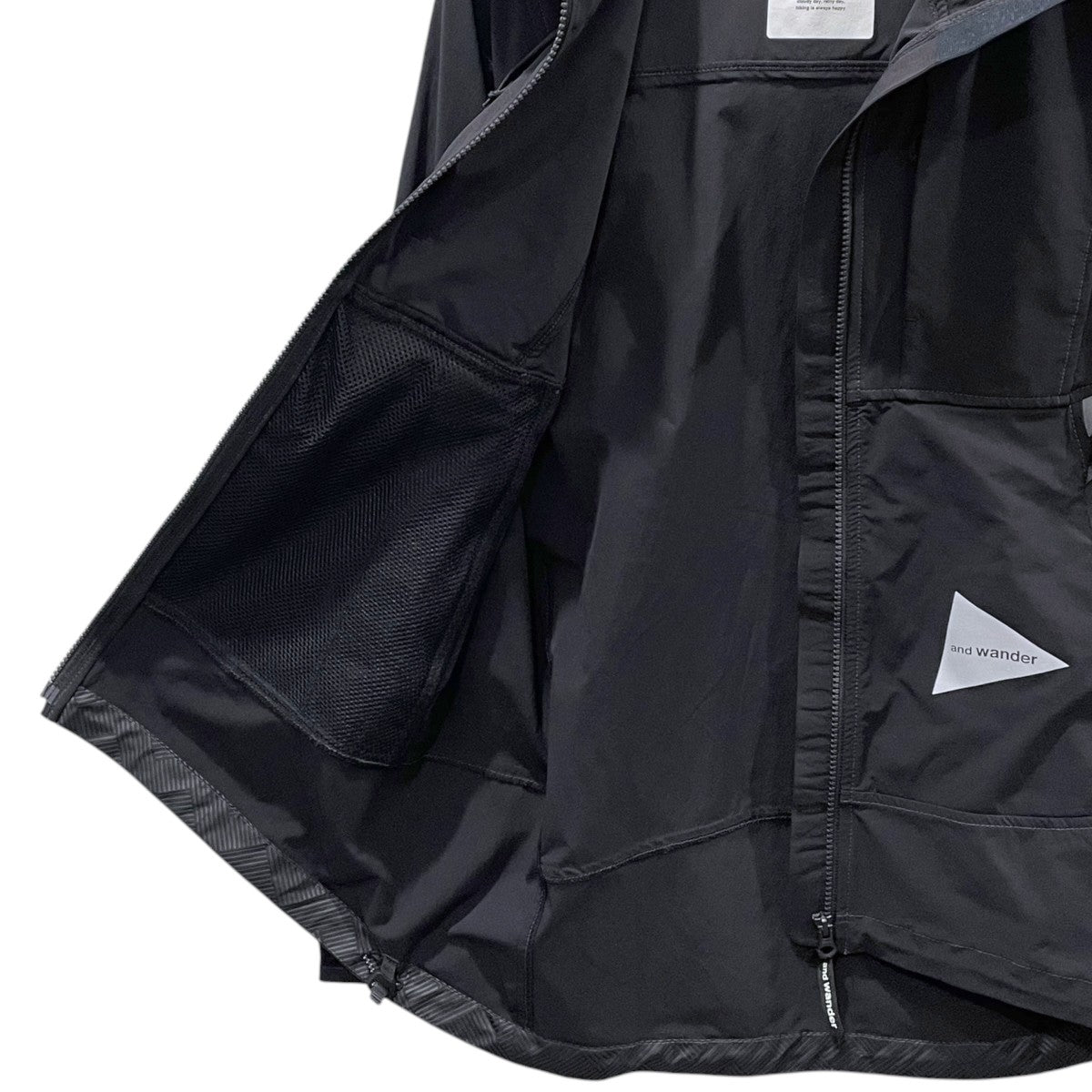 and wander 19SS マウンテンパーカー nylon stretch jacket イロンストレッチジャケット AW91-FT042 古着・中古-4枚目のアイテム画像