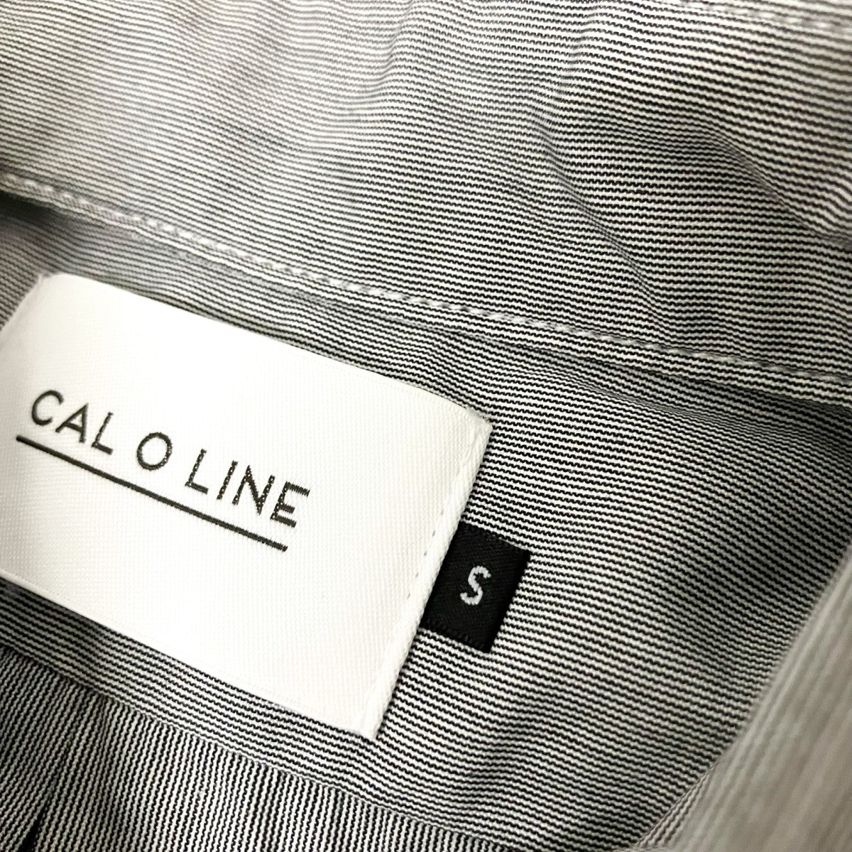 CAL O LINE 22SS長袖シャツCL211 021 古着・中古-4枚目のアイテム画像