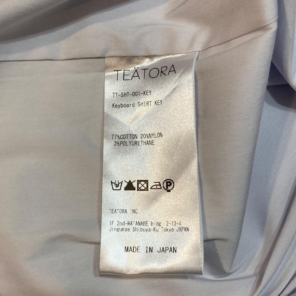 TEATORA 長袖シャツTT-SHT-001-KEY 古着・中古-7枚目のアイテム画像