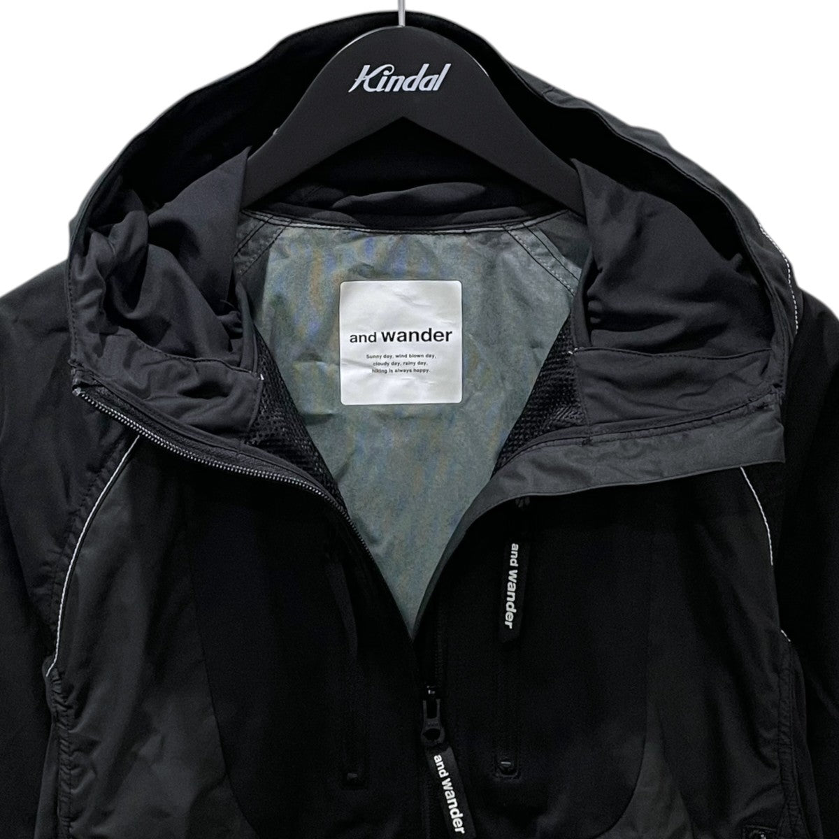and wander 18SS マウンテンパーカー gradient color trek jacket グラディエントカラー トレックジャケット AW81-FT002 古着・中古-3枚目のアイテム画像