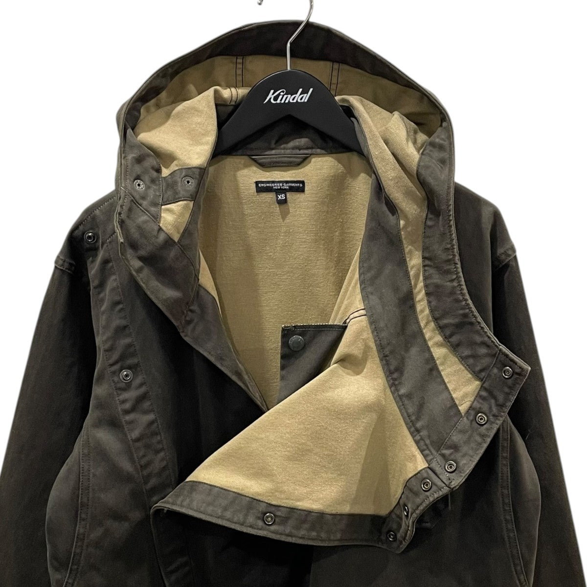 Engineered Garments フーデッドジャケット Sonor Shirt Jacket ソナーシャツジャケット 古着・中古-3枚目のアイテム画像