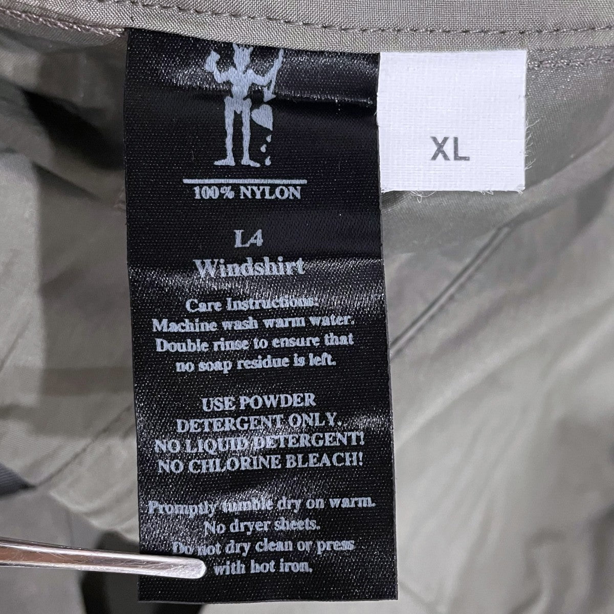 US ARMY アノラックパーカー ORC INDUSTRIES PCU L4 WIND SHIRT ウィンドシャツ 古着・中古-5枚目のアイテム画像