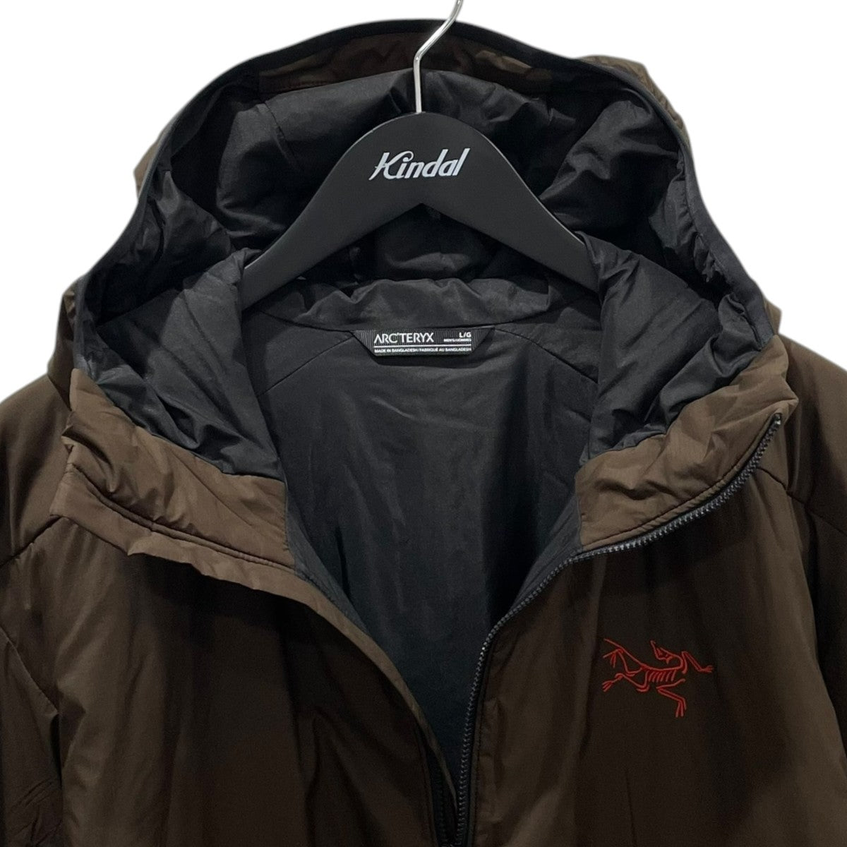 ジップアップ中綿フーデッドジャケット ATOM HOODY アトムフーディ X000009556