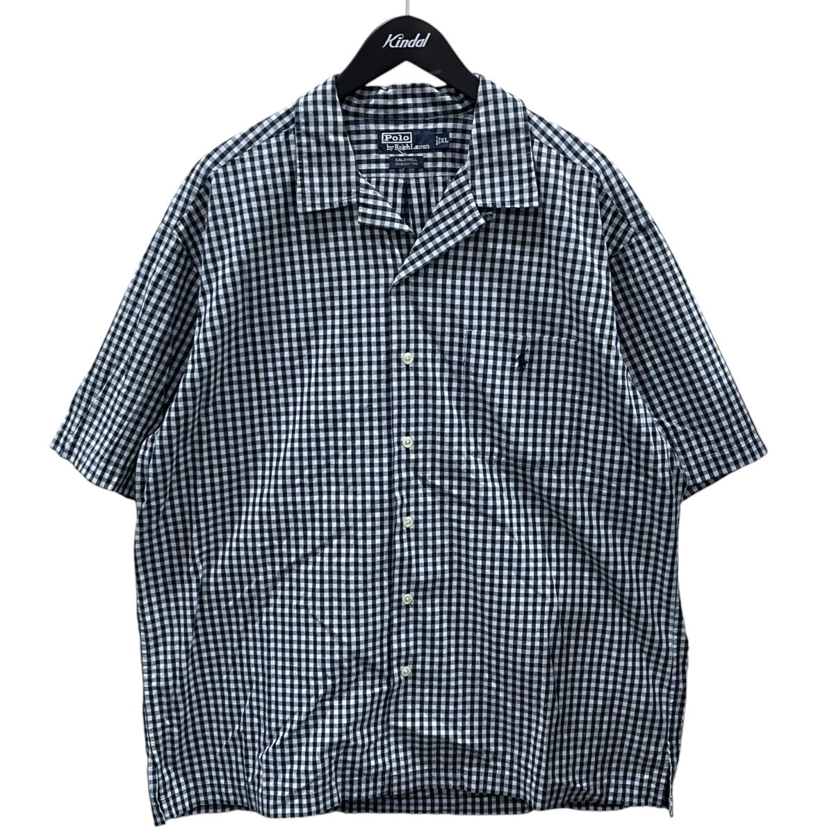 POLO RALPH LAUREN チェック柄オープンカラー半袖シャツ CALDWELL コールドウェル 古着・中古-1枚目のアイテム画像