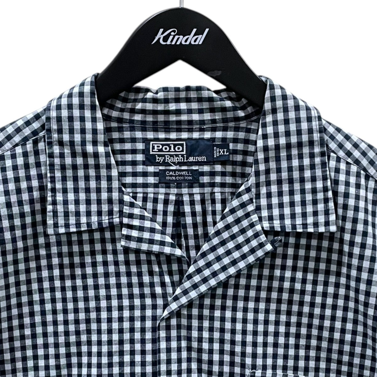 POLO RALPH LAUREN チェック柄オープンカラー半袖シャツ CALDWELL コールドウェル 古着・中古-3枚目のアイテム画像