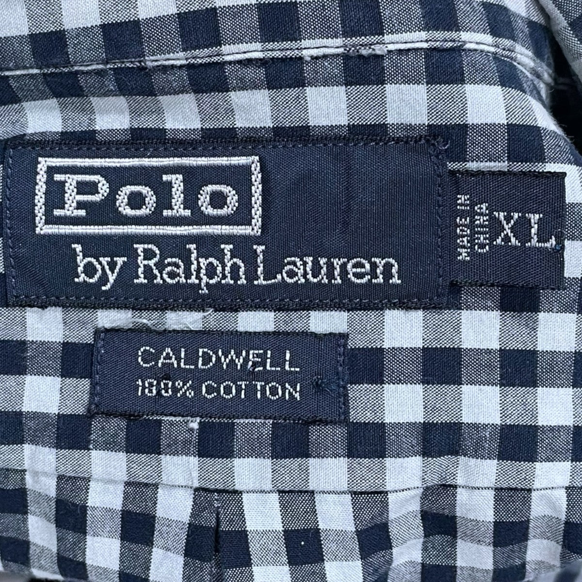 POLO RALPH LAUREN チェック柄オープンカラー半袖シャツ CALDWELL コールドウェル 古着・中古-6枚目のアイテム画像