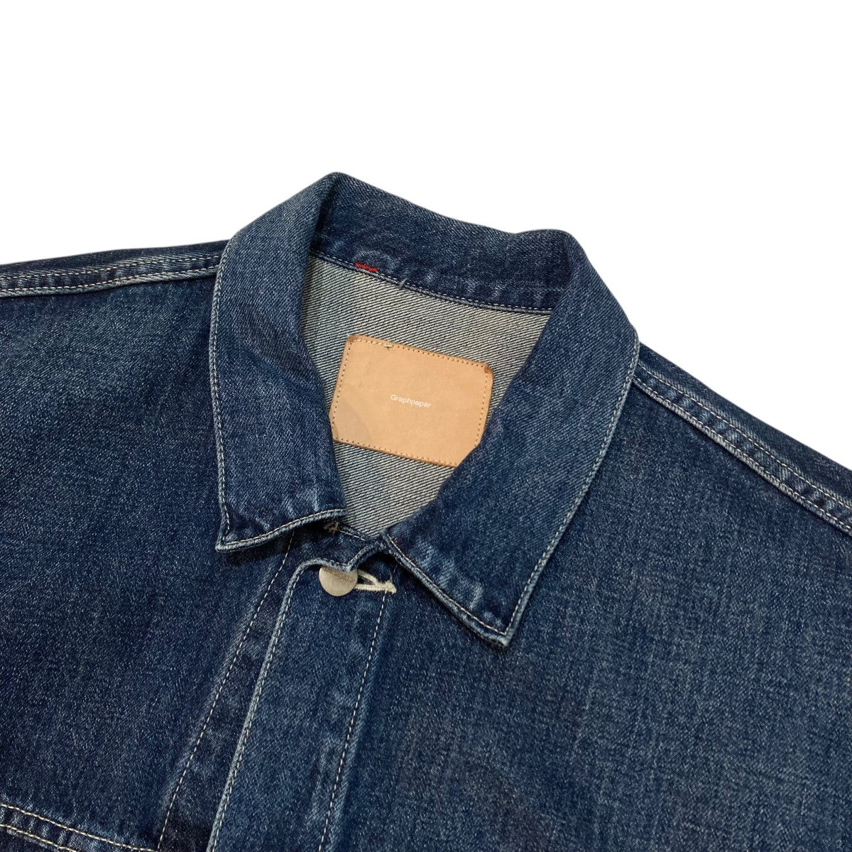 Graphpaper 24SSSelvage Denim JacketデニムジャケットGU241-30185DB 古着・中古-3枚目のアイテム画像