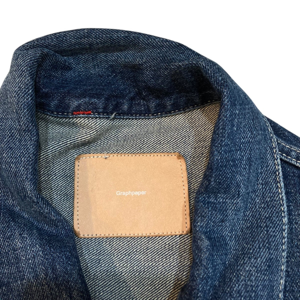 Graphpaper 24SSSelvage Denim JacketデニムジャケットGU241-30185DB 古着・中古-6枚目のアイテム画像