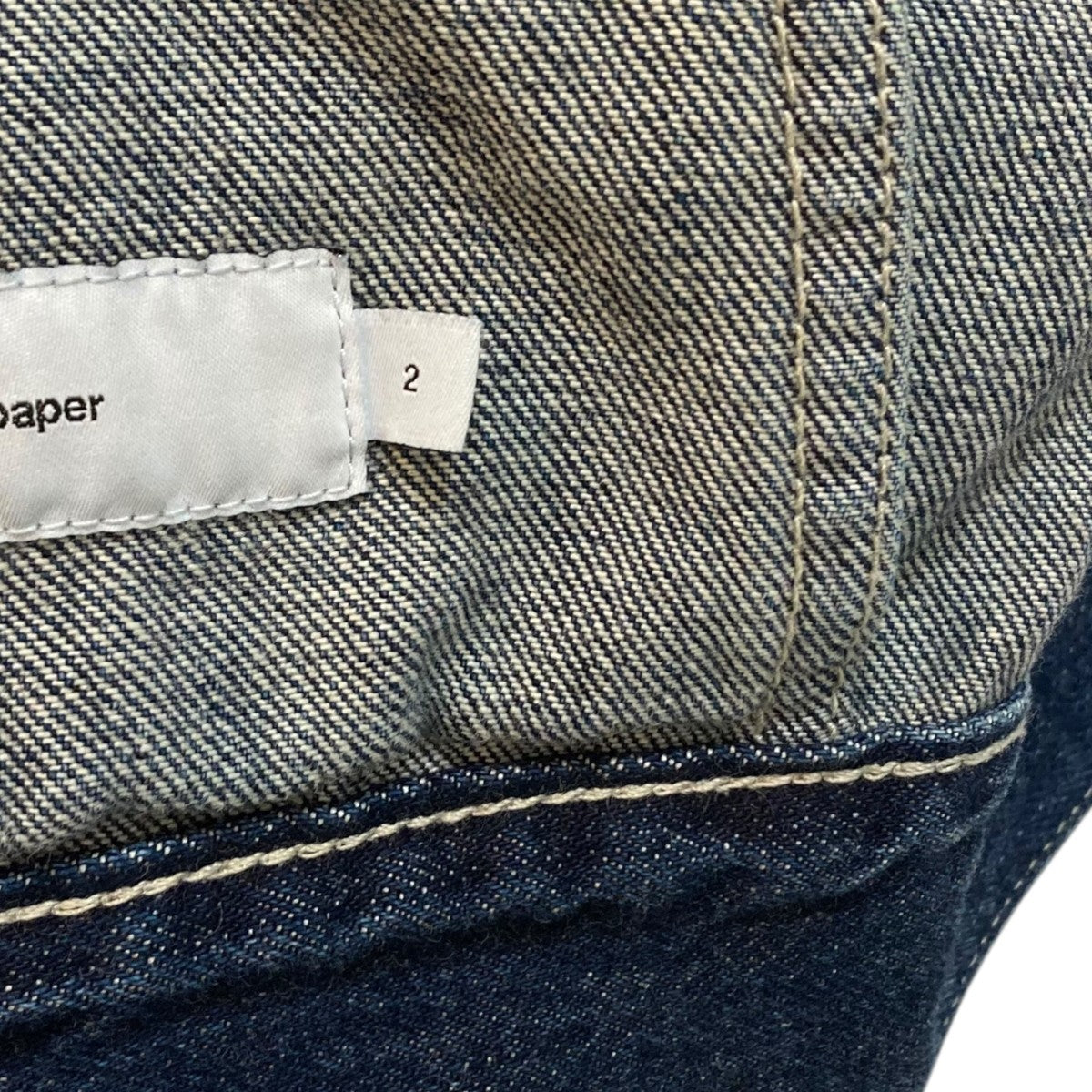 Graphpaper 24SSSelvage Denim JacketデニムジャケットGU241-30185DB 古着・中古-8枚目のアイテム画像