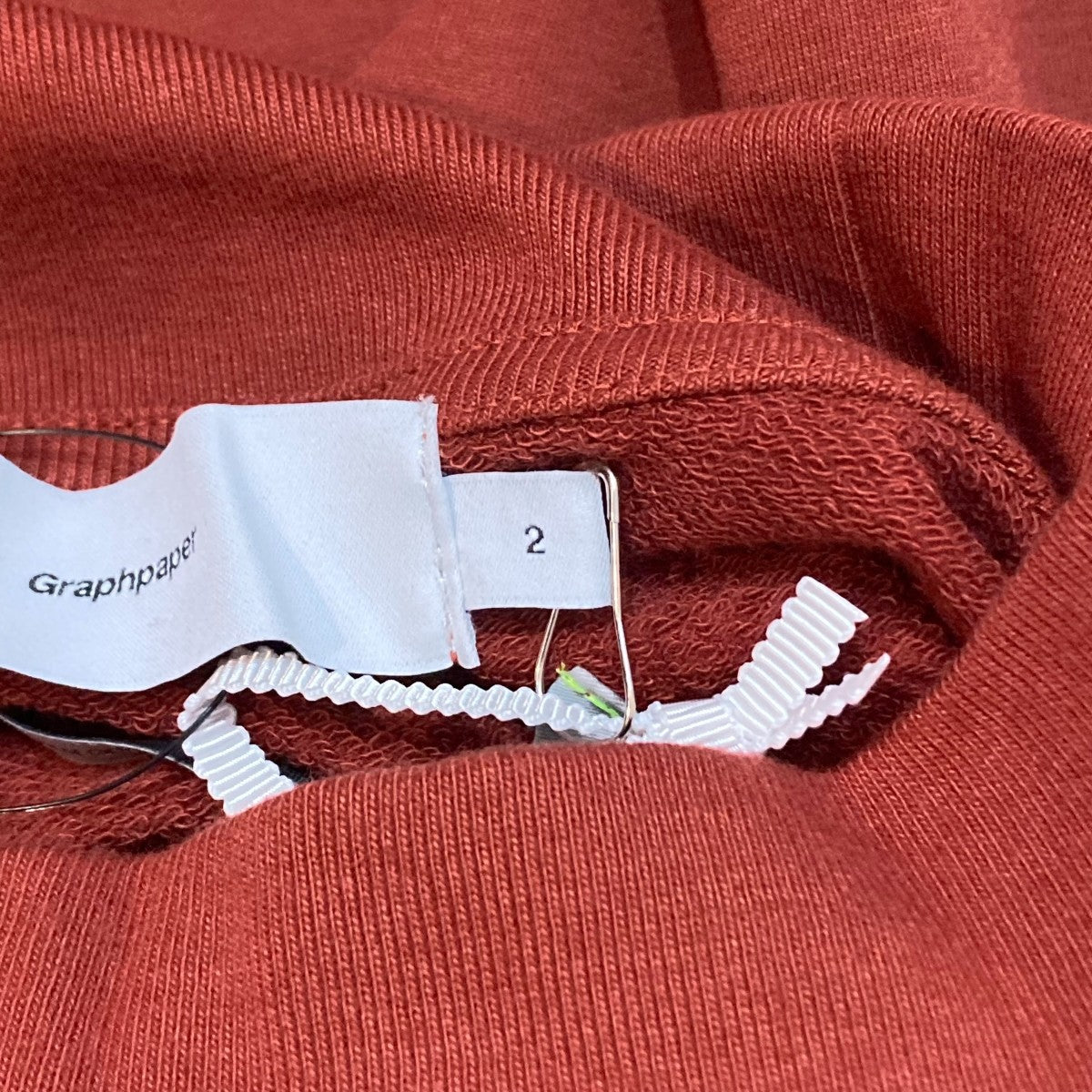 Graphpaper Cotton Light Terry Mock Neck ハイネックカットソー GU243-70236 古着・中古-8枚目のアイテム画像