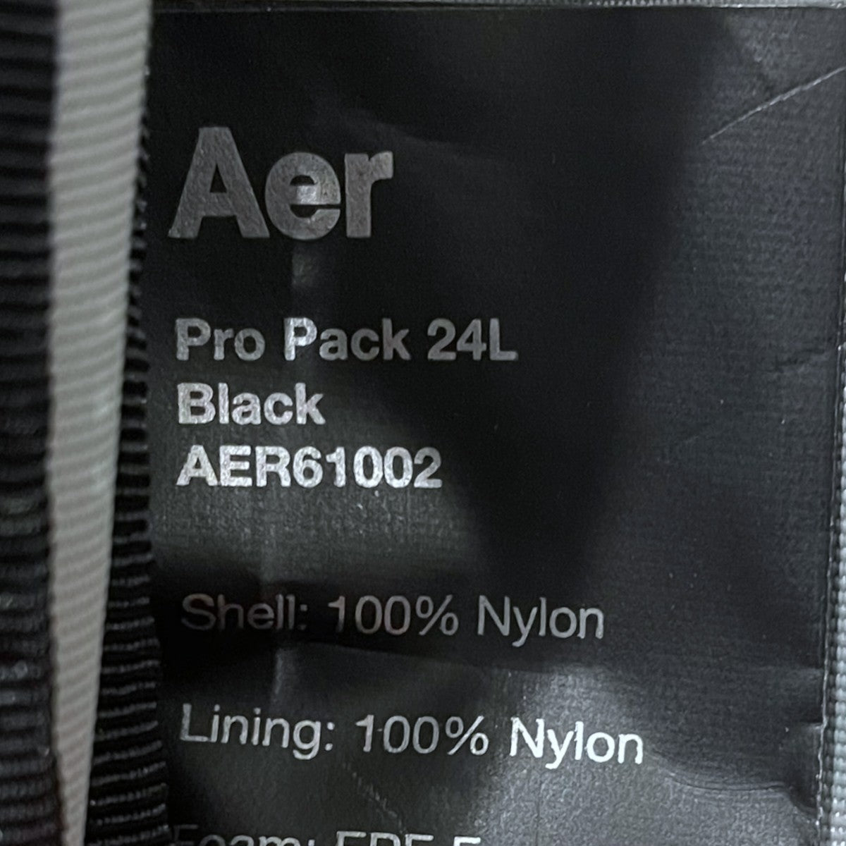 バックパック Pro Pack 24L プロパック 24リットル AER61002