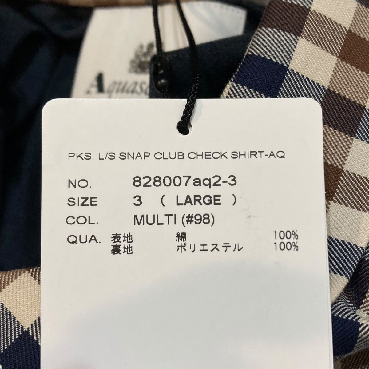 Aquascutum×master-piece シャツ828007aq2-3 古着・中古-7枚目のアイテム画像