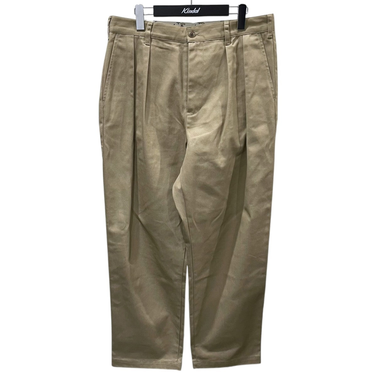 Schott 23SS タックパンツ TC DOUBLE PLEATED WIDE PANTS テトロン コットン プレーテッド ワイドパンツ 782-3910010 古着・中古-1枚目のアイテム画像