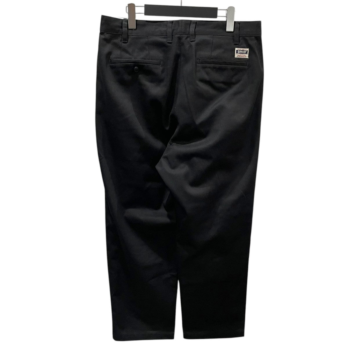 Schott 23SS タックパンツ TC DOUBLE PLEATED WIDE PANTS テトロン コットン プレーテッド ワイドパンツ 782-3910010 古着・中古-2枚目のアイテム画像