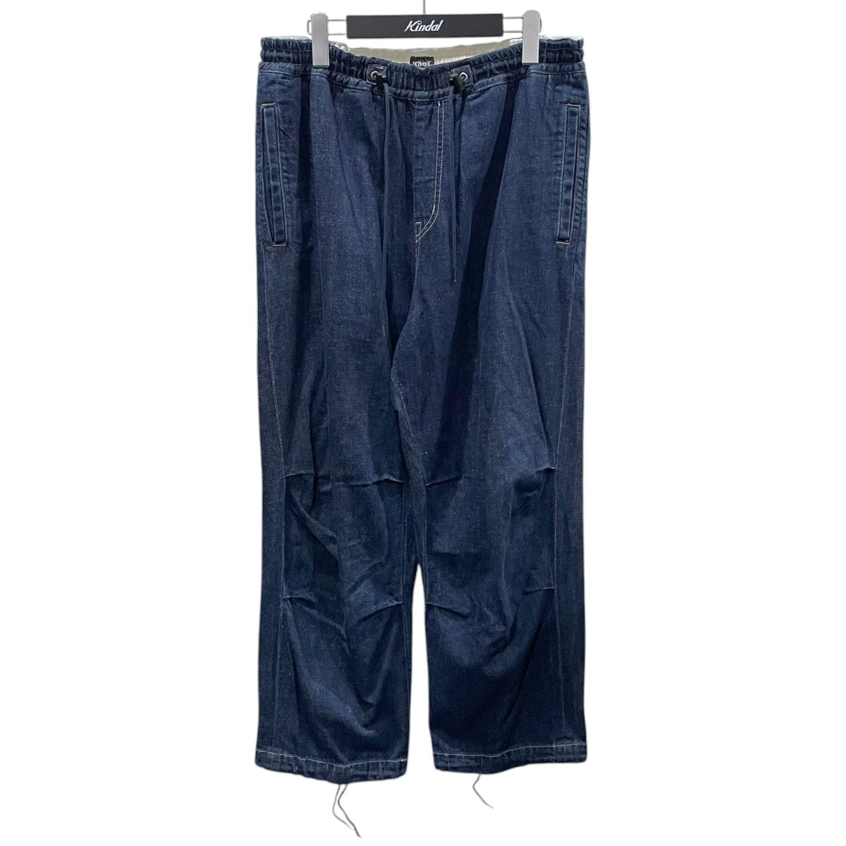 Schott 23SS コットンリネンデニムパンツ NEP DENIM OVER PANTS ネップデニム オーバーパンツ 782-3111006 古着・中古-1枚目のアイテム画像