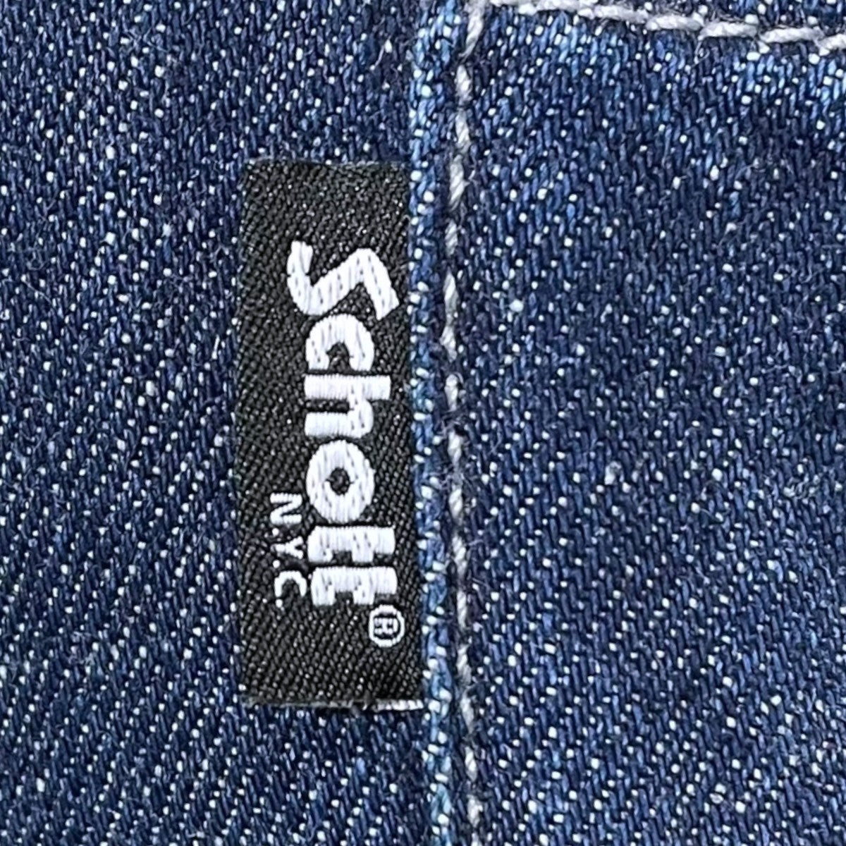 Schott 23SS コットンリネンデニムパンツ NEP DENIM OVER PANTS ネップデニム オーバーパンツ 782-3111006 古着・中古-7枚目のアイテム画像