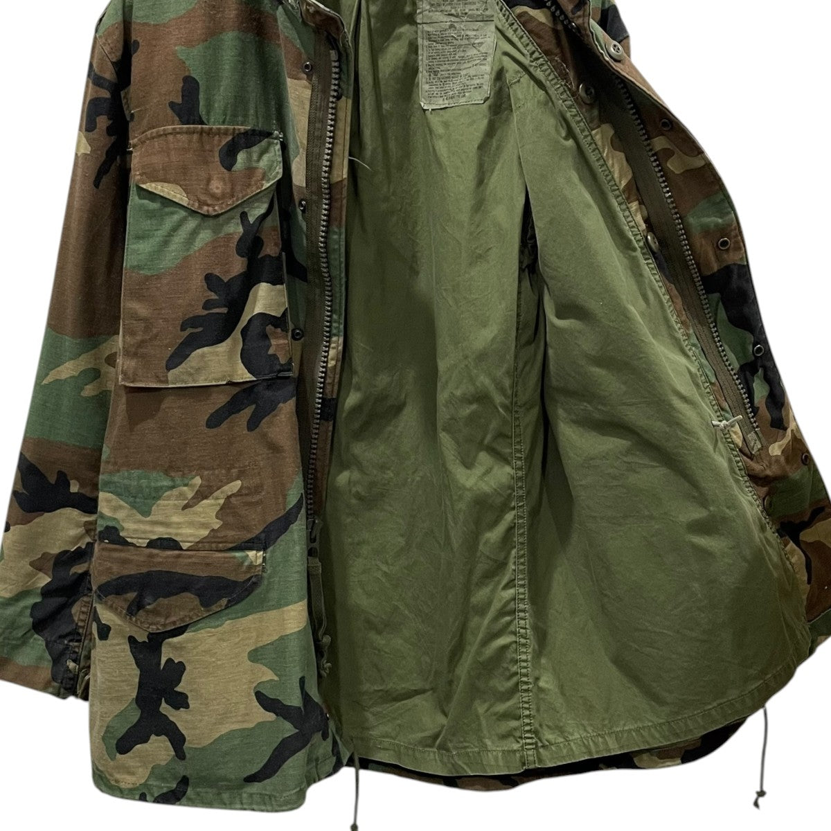 カモフラ柄M-65 フィールドジャケット COAT， COLD WEATHER， FIELD 8415-01-099-7831